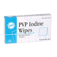 HART Polyvinylpyrrolidone (PVP) Iodine First Aid Antiseptic Wipes