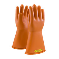 NOVAX® Class 2 Rubber Insulating Gloves with Straight Cuff