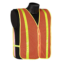HiVizGard™ Non-Rated Garment Polyvinyl Chloride (PVC) Stripes Safety Vests