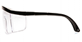 Clear Lenses with Black Ratchet Frame - 3