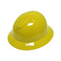 DuraShell™ Full Brim Yellow Hard Hats