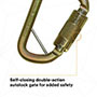 3M™ DBI-SALA® Rollgliss™ Technical Rescue Offset D Fall Arrest Carabiners with Captive Eye - 8