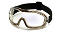 Low Profile Goggles with Clear Anti-Fog Lens