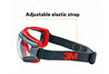 3M™ GoggleGear™ 500 Series Clear Scotchgard™ Anti-fog Lenses - 13