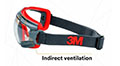 3M™ GoggleGear™ 500 Series Clear Scotchgard™ Anti-fog Lenses - 7