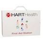 HART 2 Shelf Metal First Aid Cabinets with Door Pouch