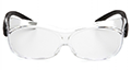 OTS® Protective Eyewear with Clear H2X Anti-Fog Lens and Black Temples - 2