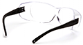 OTS® Protective Eyewear with Clear H2X Anti-Fog Lens and Black Temples - 4