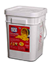 Rock Solid Paint Hardener White Plastic Square Pails with Wire Handle
