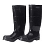 Black Polyvinyl Chloride (PVC) Boots