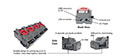 SDM -3R Series Docking and Calibration Stations - Control Panel Back and Side View